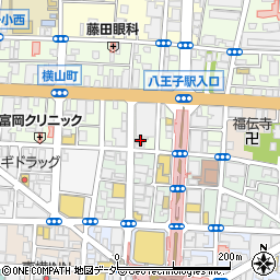 東京都八王子市横山町4-3周辺の地図