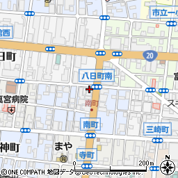 鮨忠本店周辺の地図