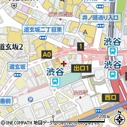 東京都渋谷区道玄坂2丁目6-2周辺の地図