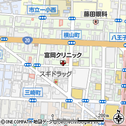 東京都八王子市横山町8-2周辺の地図