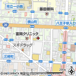 東京都八王子市横山町7周辺の地図