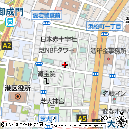 東京都港区芝大門1丁目1-21周辺の地図