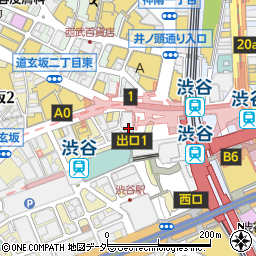 道玄坂加藤眼科周辺の地図