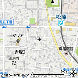 東京都世田谷区赤堤3丁目6-16周辺の地図