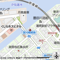 東京都江東区潮見2丁目1-22周辺の地図