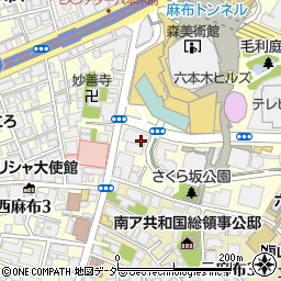 グランドハイアット東京周辺の地図