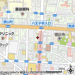 東京都八王子市横山町3-12周辺の地図