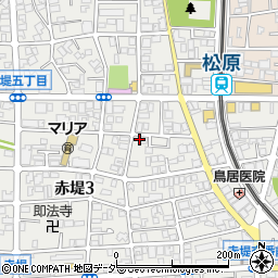 東京都世田谷区赤堤3丁目6-15周辺の地図