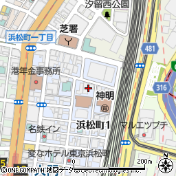 FLALUクリニック東京院周辺の地図