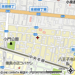 東京都八王子市小門町83周辺の地図