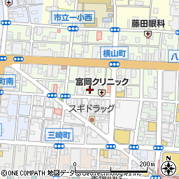 東京都八王子市横山町8周辺の地図