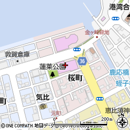 福井県敦賀市桜町7周辺の地図