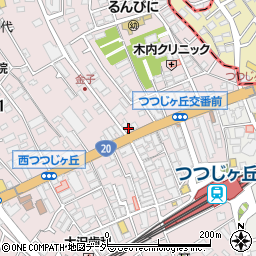 キュリオステーション　つつじケ丘店周辺の地図