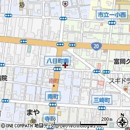 東京都八王子市横山町13-4周辺の地図