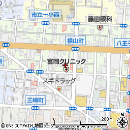 東京都八王子市横山町8-16周辺の地図