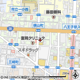 東京都八王子市横山町7-7周辺の地図