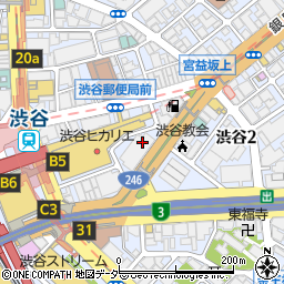 東京都渋谷区渋谷2丁目17-3周辺の地図