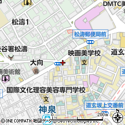 コミュニティ・ストア渋谷まつもと店周辺の地図