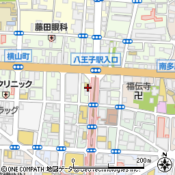 東京都八王子市横山町3周辺の地図