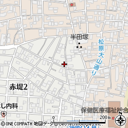 東京都世田谷区赤堤2丁目50-20周辺の地図