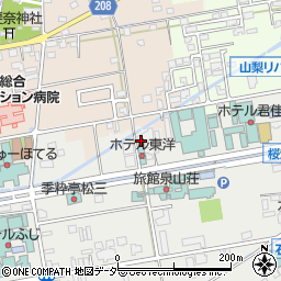 桜の館ホテル周辺の地図