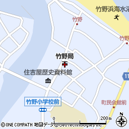 竹野郵便局 ＡＴＭ周辺の地図