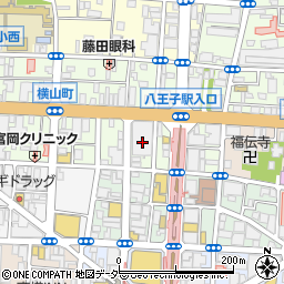 東京都八王子市横山町4周辺の地図
