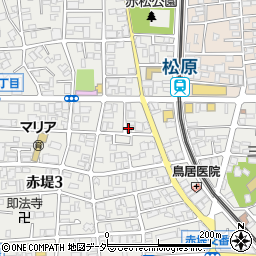 東京都世田谷区赤堤3丁目4-3周辺の地図