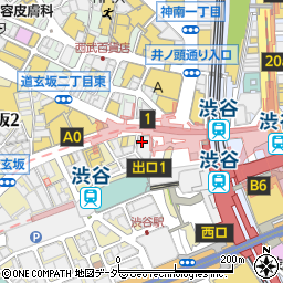しゃぶ葉 渋谷駅前店周辺の地図