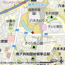 グランドハイアット東京宿泊予約周辺の地図