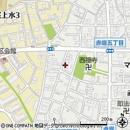 東京都世田谷区赤堤3丁目37-5周辺の地図