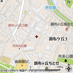 日本郵政寮周辺の地図