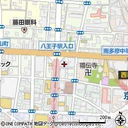 商工組合中央金庫八王子支店周辺の地図