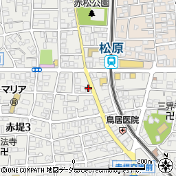 東京都世田谷区赤堤3丁目4-12周辺の地図