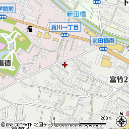 レオパレス甲府富竹周辺の地図