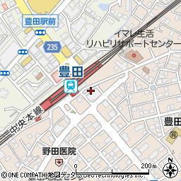 豊田駅南口周辺の地図