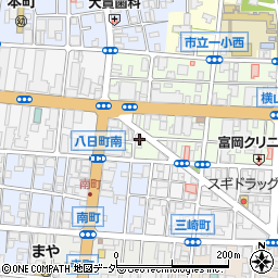 東京都八王子市横山町12-8周辺の地図