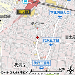 3rd stone cafe 下北沢周辺の地図