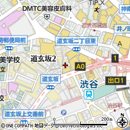安安 渋谷道玄坂店周辺の地図