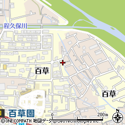 東京都日野市百草2010周辺の地図