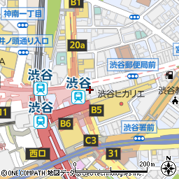 大衆スタンド ニュー神田屋 渋谷東口宮益坂下店周辺の地図