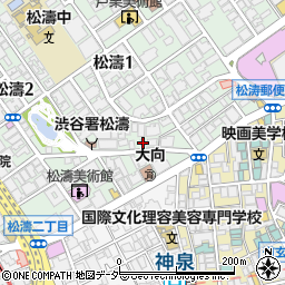 渋谷日本　基督会周辺の地図