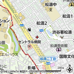 松涛グリーンハイツ周辺の地図
