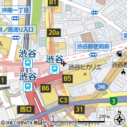 株式会社りそな銀行　渋谷住宅ローンセンター周辺の地図