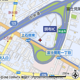 東京都調布市富士見町1丁目3-15周辺の地図