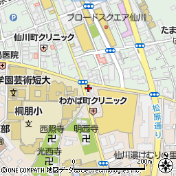 銀座メガネ仙川店周辺の地図