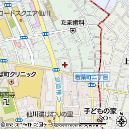 東京都調布市仙川町1丁目23周辺の地図
