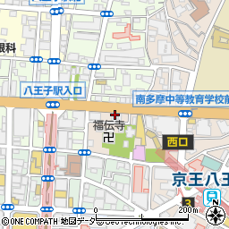 ジャノメミシン　八王子店周辺の地図
