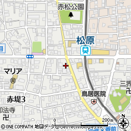 東京都世田谷区赤堤3丁目4-11周辺の地図