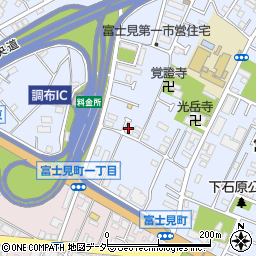 東京都調布市富士見町1丁目10-26周辺の地図
